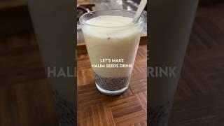 Halim Seeds Drink Recipe || Halim seeds drink kaise banaye || @foodbydharmishtha #shorts  #viral