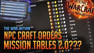 NPC Crafting Orders are MUCH Improved! - The War Within Beta