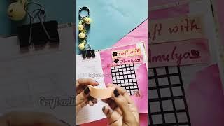 pink journal /journal /pink colour /homemade/craft with amulya