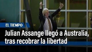 Julian Assange, fundador de WikiLeaks, llegó a Australia tras recobrar la libertad | El Tiempo