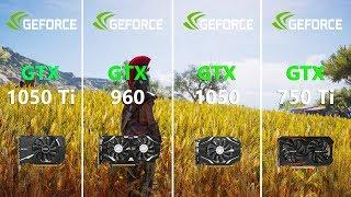 GTX 1050 Ti vs GTX 960 vs GTX 1050 vs GTX 750 Ti Test in 7 Games