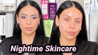 Nighttime Skincare Routine  + All My FAVORITE Products  GET UNREADY WITH ME!