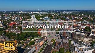 Gelsenkirchen , Germany  | 4K Drone Footage (With Subtitles)