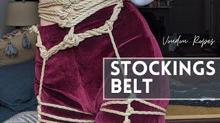 Corset + stockings belt harness