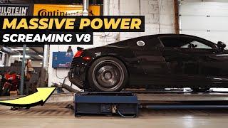 Vicious Audi R8 Stage 2 Tune & Exhaust MAKING MASSIVE POWER!