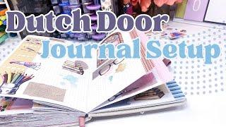 Weekly Creative Journal Setup & Plan With Me June 2024 [Dutch Door Spread]