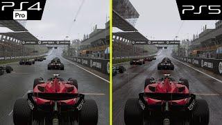 F1 23 PS4 Pro vs  PS5 Graphics Comparison #EApartner