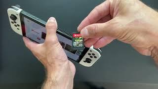 Как вставить картридж в Nintendo Switch