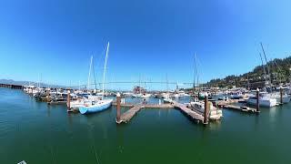 Views of Astoria Oregon after a long day of #fishing. #astoriaoregon #astoria #oregon @insta360