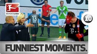 Top 10 - The Funniest Moments of the Bundesliga Season so far!