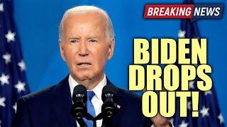 Breaking News: President Joe Biden DROPS OUT Of 2024 Race & Endorses Kamala Harris