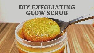 DIY: EXFOLIATING GLOW SCRUB (sugar, honey, turmeric & Lemon juice)