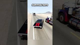 Chance of survival with different vehicles #beamng #beamngdrive #game #gaming #car #cars #satisfying