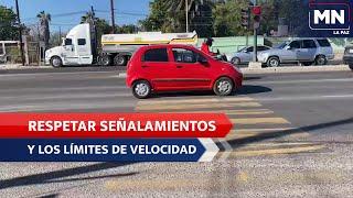 #LaPaz #AccidentesViales Automovilistas deben respetar señalamientos de tránsito y velocidades.