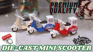 Unboxing Premium Quality Die-Cast Mini Scooter | Collectible Model with Stunning Detail!