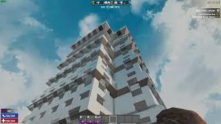 200 hour Build Huge Skyscraper  - 7 Days to Die