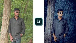 Lightroom Dark Blue Effect Photo Editing Tutorial |Lightroom Background Colour Change Free Preset