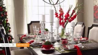 Harvest to Holiday Dining Room Decorations | hayneedle.com