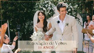 Nossa Renovação de votos! Muito mais emocionante que o primeiro casamento