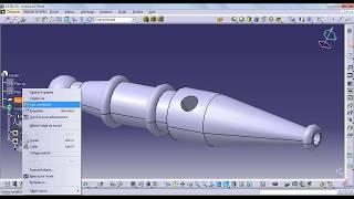 Réalisation d'un Obusier Canon, Partie 2; Canon avec CATIA V5, Production of a Canon Howitzer