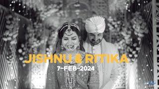 wedding highlights 2024 || JISHNU & RITIKA || FOTOFRAME STUDIO