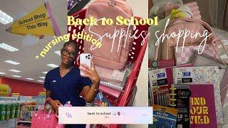 BACK TO SCHOOL SUPPLY SHOPPING + HAUL | NURSING EDITION