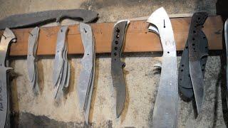 Custom Vs Production Blades and Sheaths : Atienza Kali