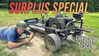 We Built a MILITARY 4 Cylinder Go Kart (for Cheap!)