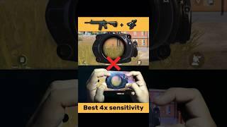 4X Zero Recoil sensitivity | 4x no Recoil Spray | 4x Zero Recoil Sensitivity with Gyroscope