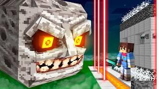 Lunar Moon Vs Security House in Minecraft