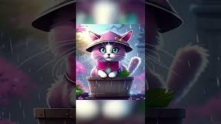 #2 Cute and Funny Cat - Siêu mèo dễ thương  (Anime Style) #Shorts #cat #animestyle