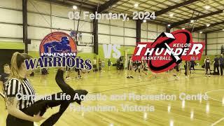 20240203 Thunder 16 3 v Pakenham Warriors 16 1