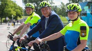 Ausbau der Fahrrad-Streifen der Polizei Bayern