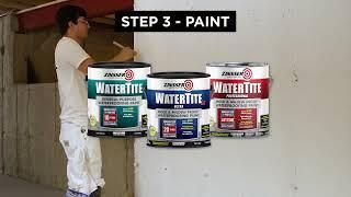Keep Water and Mildew Out of Your Basement With Zinsser WaterTite Products