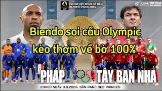 Biendo | Biendo soi cầu bóng đá Olympic 2024 - U23 Pháp vs U23 Tây Ban Nha | Chung kết Olympia