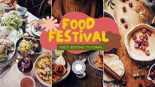 VSCO FILTER TUTORIAL | FREE VSCO PRESET | HOW TO EDIT FOOD PHOTO  IN 5 MINUTES !!