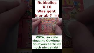 Rubbellos X10 öffnen - Ich traue meinen Augen nicht ! WOW