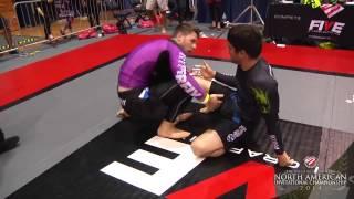 FIVE Grappling NAIC 2014: Lachlan Warne (Gracie Burbank) X Yannick Saez (Sunset MMA)