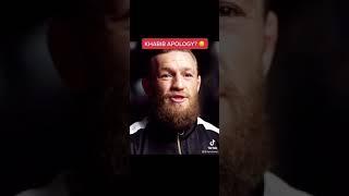 Conor McGregor shows regret for build up to Khabib fight