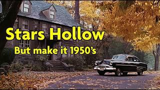 Gilmore Girls Stars Hollow Reimagined in the 1950's with Relaxing Background Music to Work or Relax