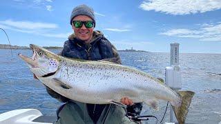 Trolling for Baltic salmon