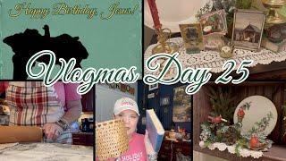 VLOGMAS DAY 25 | Christmas Eve Styling, Thrift Finds, & Last-Minute Prep! #vlogmas2024