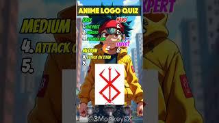 Anime Logo Quiz ️  #anime #Logo #quiz #fun #time