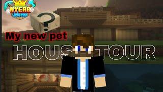 EP: 2 | HOUSE TOUR | IN MINRCRAFT | Kyera Season 1 | and my new pet | HEZINGAMING