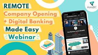 【abcEvent】'REMOTE Company Opening + Digital Banking Made Easy' Webinar [Speakers : Limbi & Jonathan]