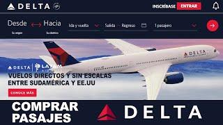 Cómo comprar pasajes en DELTA AIR LINES por internet ️ Paso a paso