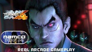 TEKKEN 4 arcade Kazuya Mishima full gameplay Namco System 246 HD (60 FPS)