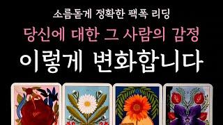 [다복 타로]소름돋게 정확한 팩폭 리딩  당신에 대한 그사람의 감정 이렇게 변화합니다