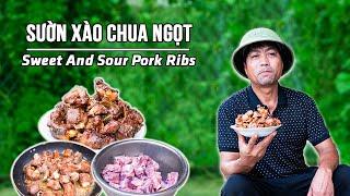 Món Ngon Của Bố Sườn Xào Chua Ngọt ( Sweet and sour ribs ) I Ẩm Thực Đồng Quê