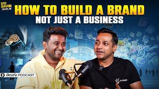 How to Build a Brand (Not Just a Business)? | Telugu Podcast | Ft. Niranjan P (8 Views) | BBWV #8